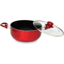 Blackstone Ceramic Cookware Set, Cooking Pots, Wok Pan, Fry Pan, Milk Pot, Nylon Spoon, Set Of 11 Pcs, 1 Year Warranty