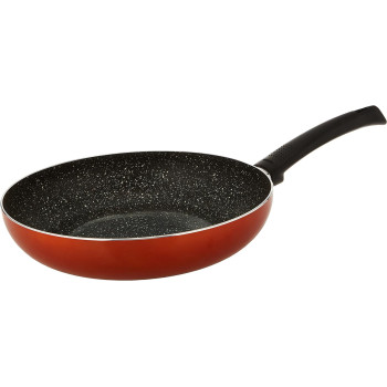 Bergner Ultra 3Pcs Cookware Set, Frypan 28Cm + Kadai With Lid 28Cm, Orange Colour, Pressed Aluminium, Induction Bottom, Bg31310Or, 1 Year Warranty