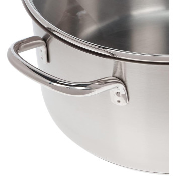 Korkmaz Satina 9 Pcs Cookware Set, Silver, A1865, 1 Year Warranty