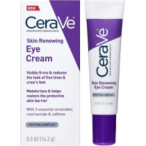 CeraVe Eye Cream for Wrinkles, Dark Circles, Puffiness Under Eyes With Anti-Aging Formula, 0.5 Oz (Pack of 1), 15 ML