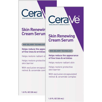 CeraVe Anti Aging Serum For Wrinkles And Anti-Fine Lines Eye Care, 1 Oz (Pack of 2)