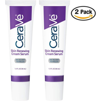 CeraVe Anti Aging Serum For Wrinkles And Anti-Fine Lines Eye Care, 1 Oz (Pack of 2)