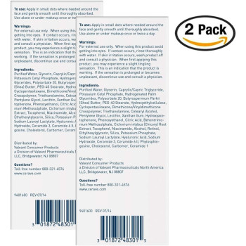 CeraVe Anti Aging Serum For Wrinkles And Anti-Fine Lines Eye Care, 1 Oz (Pack of 2)