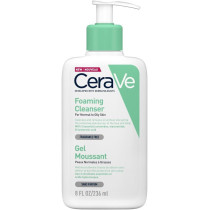 CeraVe Foaming Cleanser For Normal To Oily Skin With Hyaluronic Acid - 236 ML (Pack of 1)