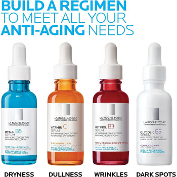 La Roche Posay Retinol B3 Serum - Anti Aging Face Serum for Lines, Wrinkles & Premature Sun Damage to Resurface & Hydrate - 1 Fl Oz (30 ML)