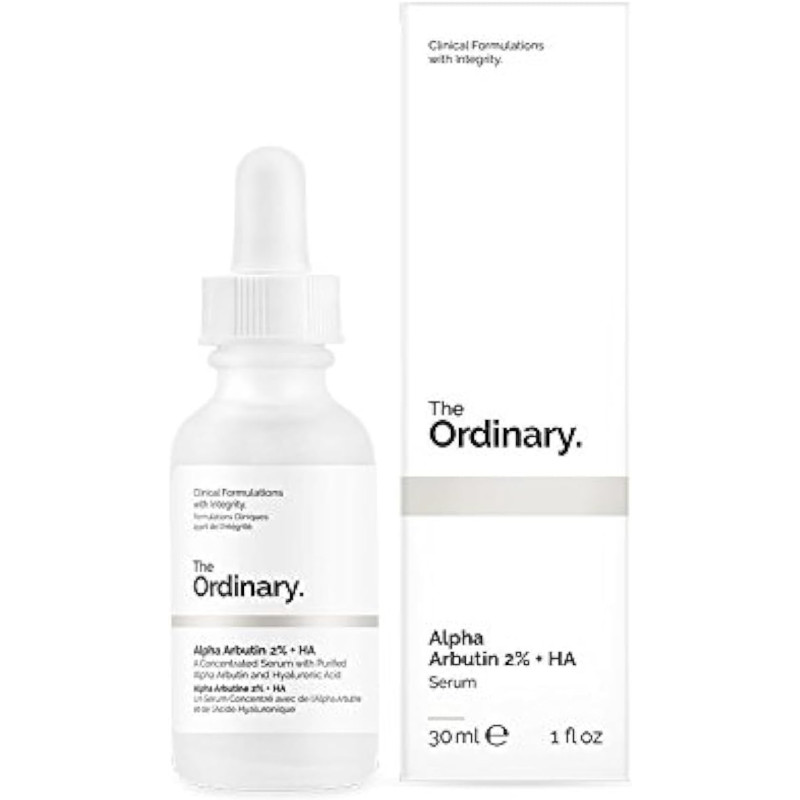 The Ordinary Alpha Arbutin And Hyaluronic Acid Stain Resistant Serum, 30 ML