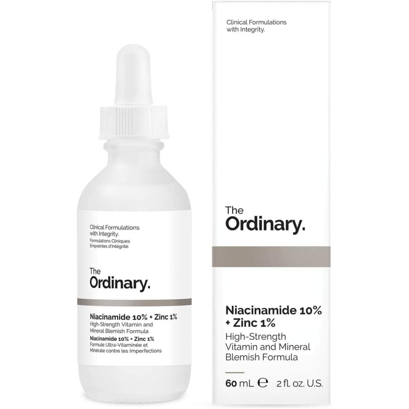 The Ordinary Niacinamide 10 Percent + Zinc 1 Percent Serum For Brightening, Oil Control And Skin Repairing, 30 ML
