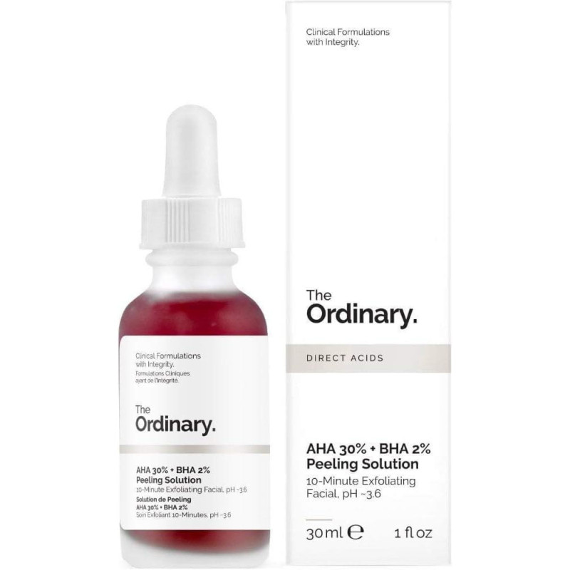 The Ordinary AHA 30 Percent + BHA 2 Percent Peeling Solution, 30 ML