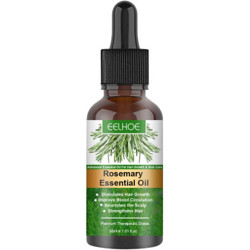 Rosemary Hair Growth Essential Oil For Prevent Hair Loss, Nourish Scalp, Strengthens Hair, 30 ML