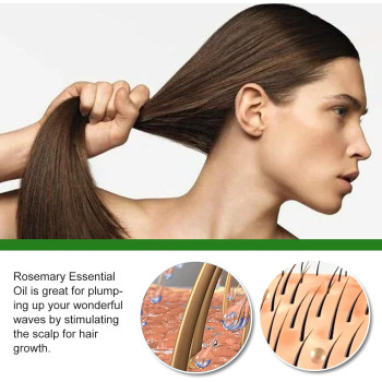 Rosemary Hair Growth Essential Oil For Prevent Hair Loss, Nourish Scalp, Strengthens Hair, 30 ML