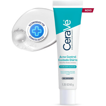 CeraVe Blemish Control Gel Moisturiser With 2 Percent Salicylic Acid, Niacinamide For Blemish Prone Skin - 1.35 Oz (40 ML)