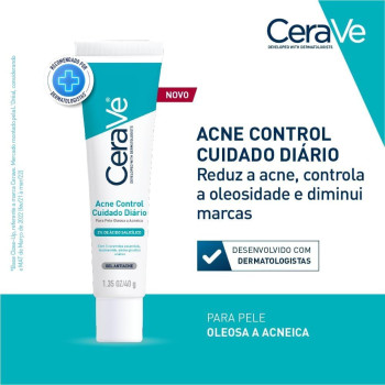 CeraVe Blemish Control Gel Moisturiser With 2 Percent Salicylic Acid, Niacinamide For Blemish Prone Skin - 1.35 Oz (40 ML)