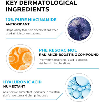 La Roche Posay Pure Niacinamide 10 Anti-Aging Serum For Dark Spots And Pigmentation - 30 ML