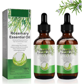 OUHOE Rosemary Hair Essential Oil, Anti Hair Loss Serum, Essential Hair Oil for Damaged Hair, Serum for Hair Repair, Hair Growth and Hair Care - 60ml
