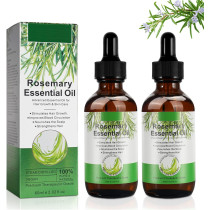 OUHOE Rosemary Hair Essential Oil, Anti Hair Loss Serum, Essential Hair Oil for Damaged Hair, Serum for Hair Repair, Hair Growth and Hair Care - 60ml