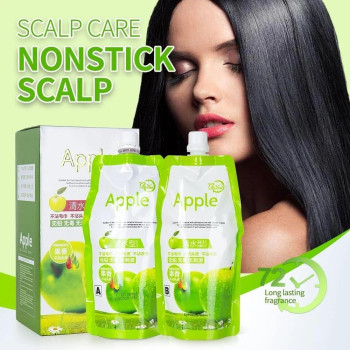 Apple Fruit Hair Dye Cream, Permanent Black Hair Colour and Ammonia Free Hair Colour