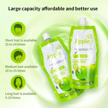 Apple Fruit Hair Dye Cream, Permanent Black Hair Colour and Ammonia Free Hair Colour