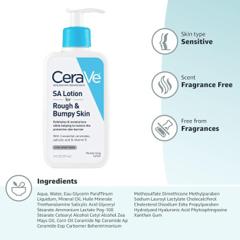 CeraVe SA Moisturizing Lotion For Rough And Bumpy Skin - 8 Fl Oz (237 ML)