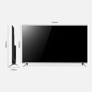 CHiQ LED Smart TV, HD, 32 Inch, Android 9.0, HDR10, A+ Screen, WiFi, Bluetooth 5.0, Netflix, YouTube, Prime Video, Full Screen Display, HDMI, USB, Silver (1 Year Warranty) (2022 Model)
