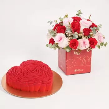 fnp Heart Chocolate Cake...