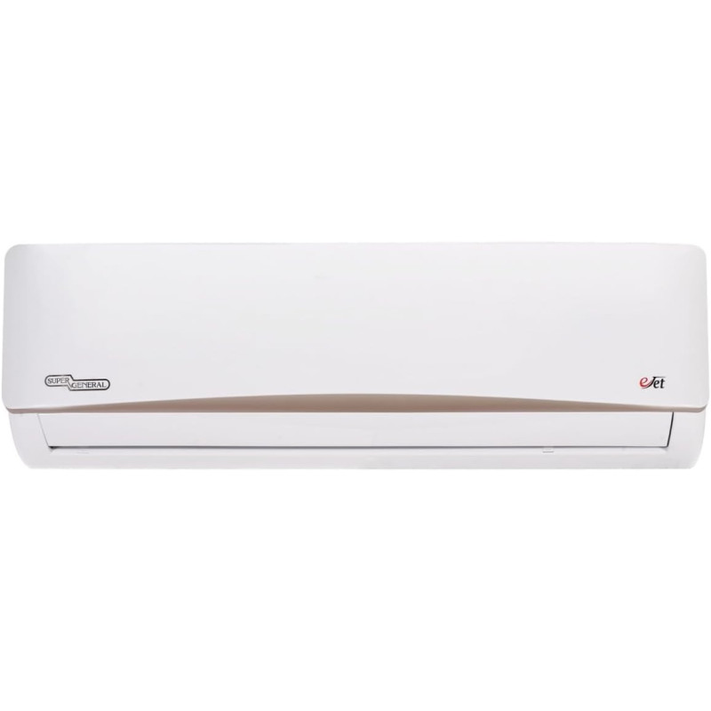 Super General 410 Gas Split Air Conditioner with Rotary Compressor, 2.5 Ton Capacity, White