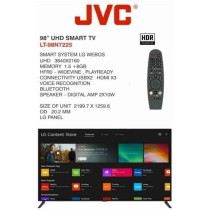 JVC 98 Inch 4K UHD Smart TV Webos, Netflix, YouTube, Shahid, Chromecast Built in Bluetooth & WiFi Colour Black Model - LT98N7125-1 Years Full Warranty