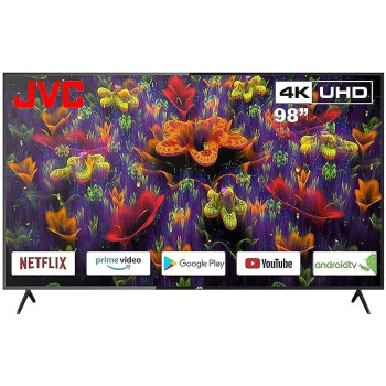 JVC 98 Inch 4K UHD Smart TV Webos, Netflix, YouTube, Shahid, Chromecast Built in Bluetooth & WiFi Colour Black Model - LT98N7125-1 Years Full Warranty