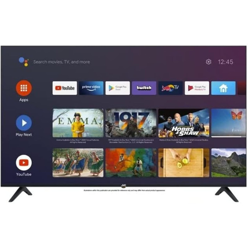 JVC 65 Inch 4K Smart TV Android 11 With Google Assistant Google Play Chromecast Built in