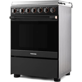 Toshiba Gas Cooker with 4 Burner, Model No TBA-24BMG4G089KS-SA with 2 Years Warranty