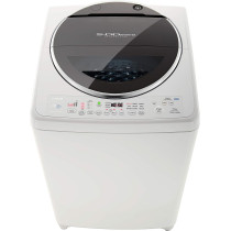Toshiba 12 KG 700 RPM Top Load Washing Machine with 7 Step Wash, Mega S-DD Inverter, AW-DC1300WBA(W), White - 1 Year Manufacturer Warranty