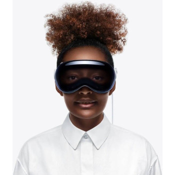 Apple Vision Pro VR Headset with M2 Chip, 23 Million Pixels with Micro OLED 3D Display, 16GB RAM, 256GB Storage, Stereoscopic 3D Main Camera, Spatial Audio, VisionOS