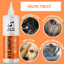 DogsLife Anti-Bacterial Eye Drops Dog 237ml, 237ML