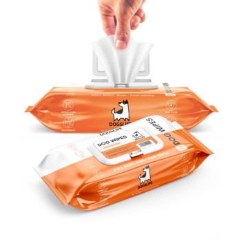 DogsLife Unscented Grooming Dog Wipes 100pcs, white