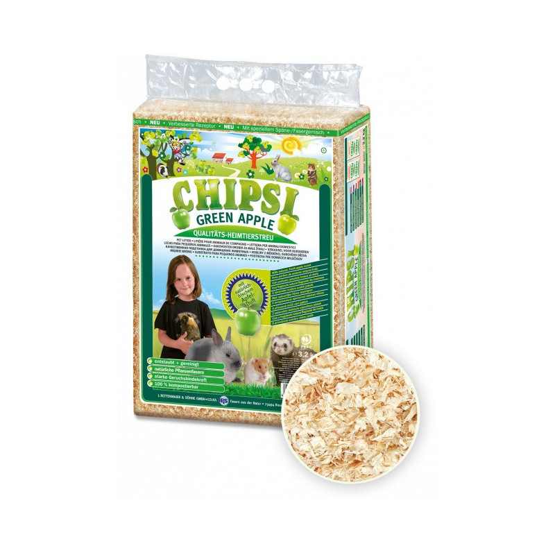 Chipsi Plus Green Apple, 3.2kg , brown