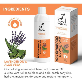 DogsLife Dog Shampoo & Conditioner 237ml, 237ml