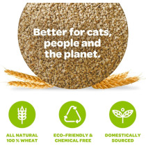 sWheat Scoop Multi-Cat All Natural Cat Litter, 11.33 kg
