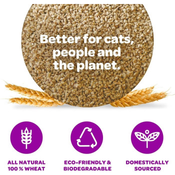 sWheat Scoop Fresh Linen Natural Cat Litter, 5.44kg