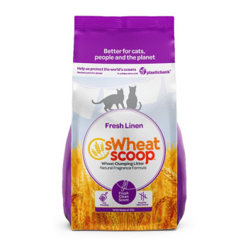 sWheat Scoop Fresh Linen Natural Cat Litter, 5.44kg
