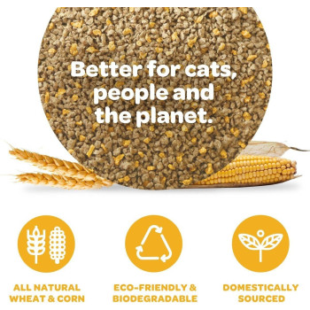sWheat Scoop Wheat & Corn Natural Cat Litter, 11.33 kg