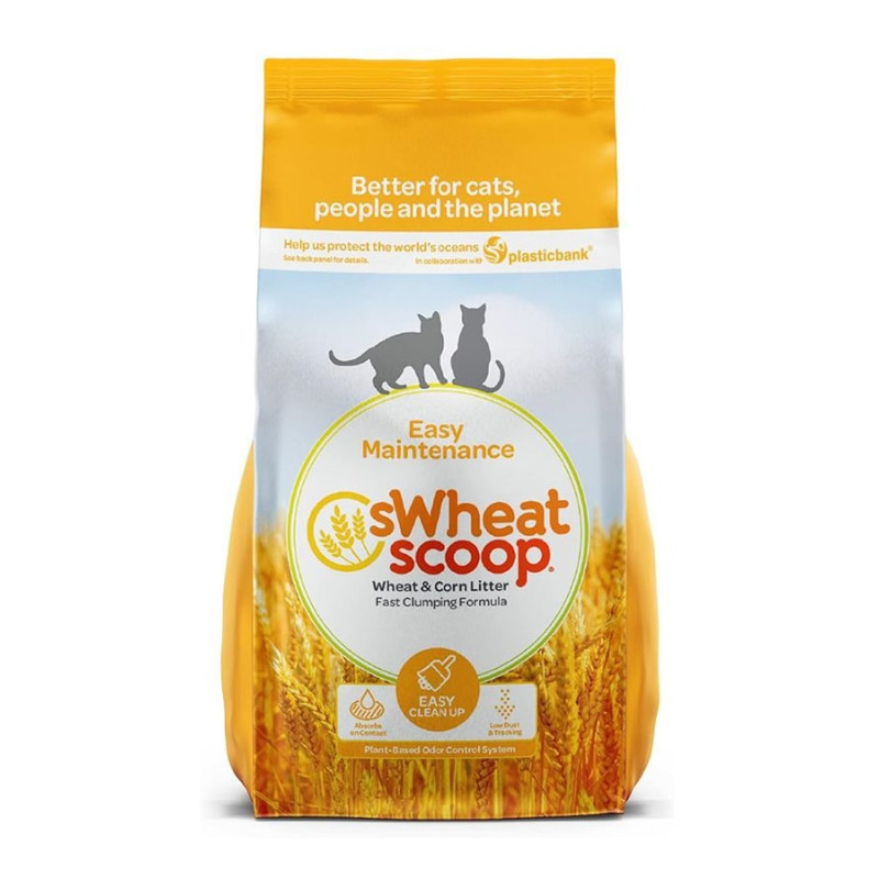 sWheat Scoop Wheat & Corn Natural Cat Litter, 11.33 kg