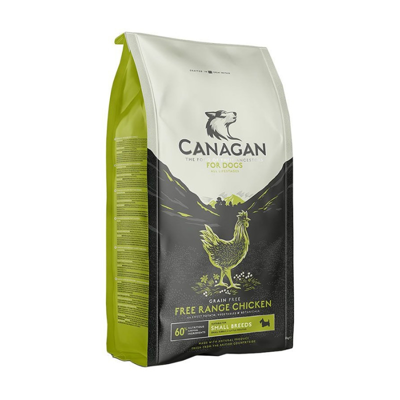 Canagan Free Range Chicken Small Breed Dogs, 2kg, BROWN