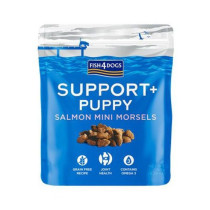 Fish4Dogs 150g Support Plus Puppy Salmon Mini Morsels Treat, Dog Foods