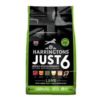 Harringtons 2kg Just 6 Lamb Grain Free Dry Dog Food