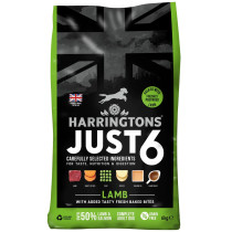 Harringtons 6kg Just 6 Lamb Grain Free Dry Dog Food