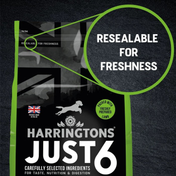 Harringtons 6kg Just 6 Lamb Grain Free Dry Dog Food