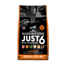 Harringtons 2kg Just 6 Chicken Grain Free Dry Dog Food