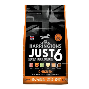 Harringtons 2kg Just 6 Chicken Grain Free Dry Dog Food