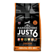 Harringtons 2kg Just 6 Chicken Grain Free Dry Dog Food