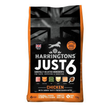 Harringtons 12kg Just 6 Chicken Grain Free Dry Dog Food