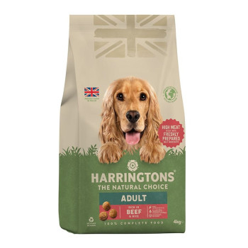 Harringtons 4kg Complete Beef Adult Dry Dog Food